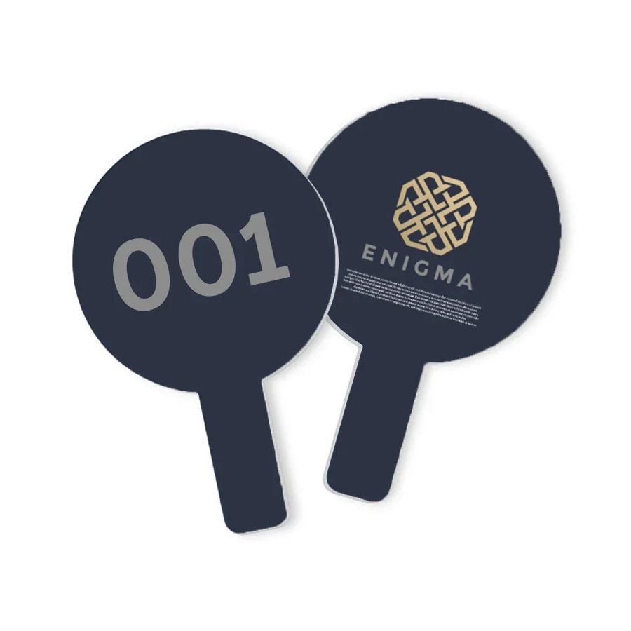 Auction paddles, pack of 100